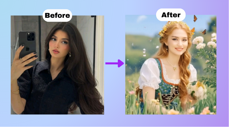 ai princess generator to turn you into a princess